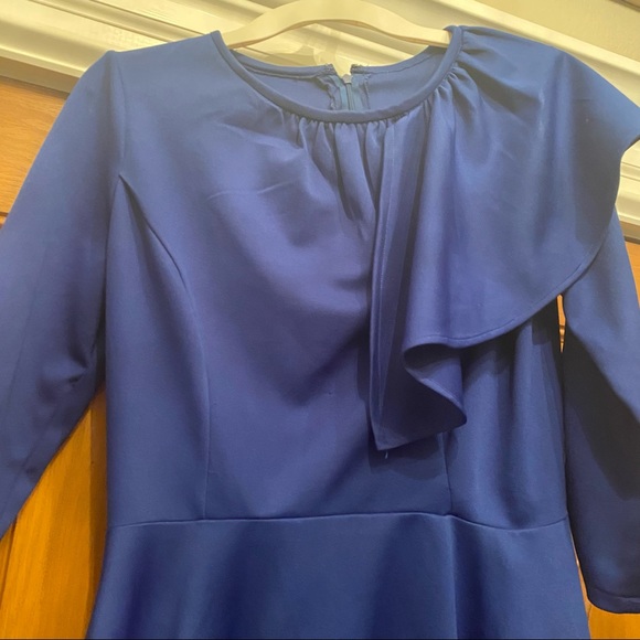 Royal Blue Matching Top and Skirt - Picture 3 of 4